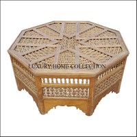 Meubles en bois faits à la main table centrale marocaine Qualité supérieure Nouvelle arrivée Table marocaine classique décorative pour la vente en gros