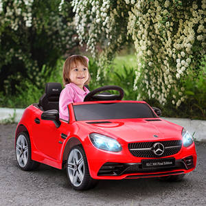 Auto Eléctrico para Niños AIYAPLAY, Mercedes SLC 300 con Licencia Oficial, con Control Remoto, en PP y Metal, 107x62. 5x44 cm, Rojo - Product Image 2