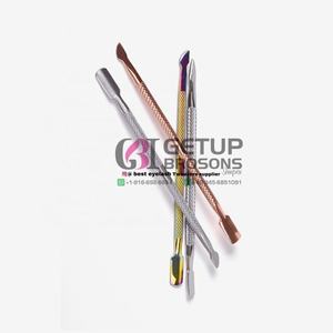 เครื่องมือดูแลผิวหน้า GETUP BROSONS IMPEX สแตนเลสสตีล สีโรสโกลด์/สีเงิน  พร้อมโลโก้สั่งทำ  เครื่องกำจัดสิวเสี้ยนแบบมือถือ  สำหรับรักษาสิว  ปลั๊กแบบ UK - Product Image 1