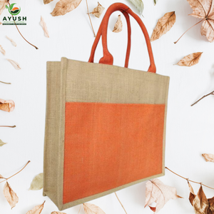 Sacs de courses grands en jute et coton avec options personnalisables pour les marchés et les centres commerciaux - Product Image 2