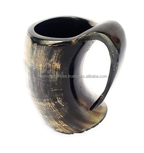 Taza de cuerno único para beber cerveza, decoración interior, Material único, diseño brillante moderno - Product Image 6