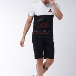 Conjunto de Verano Informal para Hombre, Estilo Simple y Único, Transpirable, Hecho de Algodón, con Cordón Ajustable, Venta al Por Mayor - Product Image 5