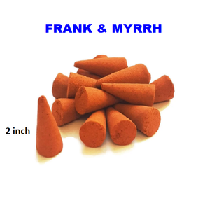 Natural Frankincense & Myrrh <b>Incense</b> <b>Cones</b> Wholesale Supply From Best Brand <b>Incense</b> <b>Cones</b> <b>Backflow</b> <b>Incense</b> <b>Cones</b> (Orange) - Product Image 1