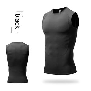 <b>Men's</b> Lightweight Slimming <b>Compression</b> Sleeveless Gym <b>Vest</b> Elasticity Quickly Dry Athletic Outdoor Sports Tank Top Plus Size - Product Image 5