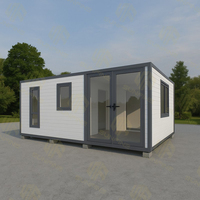 Casa Modular Moderna Prefabricada con Estructura Resistente al Viento y Techo Plano, Entrega Rápida de Fábrica Propia