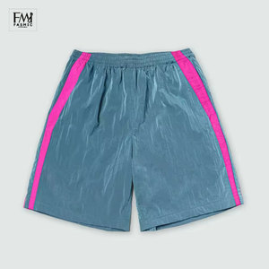 Windproof Eco-Friendly High Street Solid <b>Men</b> Polyester/Nylon Windbreaker <b>Shorts</b> Custom <b>Patches</b> High Quality Running <b>Shorts</b> - Product Image 1