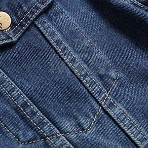 Factory Manufacture New Arrival High Street Style 100% Cotton <b>Long</b> Sleeve <b>Men</b> Jeans <b>Jacket</b> Customized Front Logo Wholesale - Product Image 4
