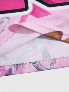 Maillot de football américain personnalisé avec impression intégrale, broderie streetwear, jersey en maille de sublimation de haute qualité, coupe ample et courte - Product Image 4