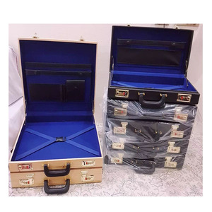 Maçonnique Regalia Grande Taille Tablier Étui Rigide Porte-Documents Noir Grand Dur Porte-Documents En Cuir Véritable pour Regalia Personnalisé Maçonnique - Product Image 2