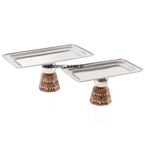 Ensemble de deux plateaux à chocolat de qualité supérieure, plateau à chocolat design fait main, plateau à chocolat de luxe en vente - Product Image 3