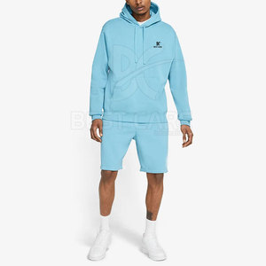 Ensemble décontracté homme grande taille en coton respirant, best-seller, haute qualité, avec service OEM et couleurs personnalisables (T-shirt et short) - Product Image 6