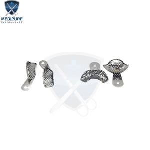 Juego de Bandejas de Impresión Dental de Acero Inoxidable Reutilizables y Autoclavables para Clínicas Dentales - Product Image 4