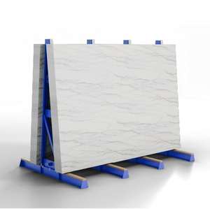 Un cadre de présentation pour salle d'exposition ou un cadre en acier en granit ou un grand support de présentation en marbre. - Product Image 1