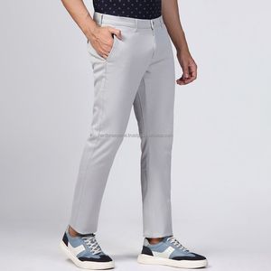 Nardon Apparel, venta al por mayor de pantalones deportivos informales ajustados de alta calidad para hombres, pantalones de golf de secado rápido de Color sólido con bolsillos laterales - Product Image 1