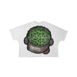 เสื้อยืดแขนสั้นและ O-คอทรงฮิปฮอปแขนสั้นพอดีตัวพิมพ์ลายหน้าจอเฮฟวี่เวทโลโก้ตามสั่ง - Product Image 4