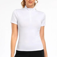 Vente en gros de hauts de base pour femmes pour la compétition d'équitation - Antibactériens, respirants, en spandex, manches longues