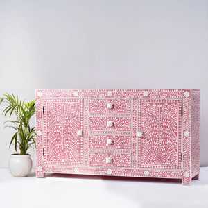 Mesa consola con incrustaciones de hueso - Product Image 1