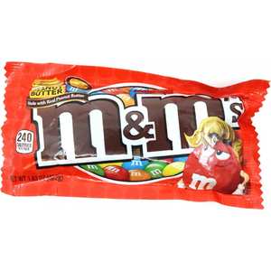 Bonbons au chocolat aux cacahuètes M&M's originaux, sachet de 46 g, paquet de 12 |   Approvisionnement en gros de collations |   Stock frais prêt à la vente au détail - Product Image 3