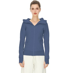 Nueva chaqueta profesional cómoda de Yoga para mujer, chaqueta polar con cremallera, moda para correr, Fitness, Sudadera con capucha, chaqueta transpirable para mujer - Product Image 5