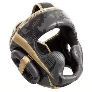 Protectores de Cabeza de Boxeo Profesionales Unisex de Alta Calidad, Cuero PU, Protección para la Cabeza de Artes Marciales, Cascos de Boxeo con Logotipo Personalizado - Product Image 1