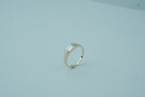 แหวนเพชรมอยส์ซอไนต์ประดับเพชรเม็ดเดียวสุดหรู VS1ใสรับประกัน GI SGL โกลด์โรสโกลด์ขายส่ง - Product Image 6