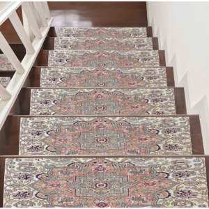 Vibrant Printed Rug: Medallion, Bohemian, Modern Designs,Step Rug - Product Image 5
