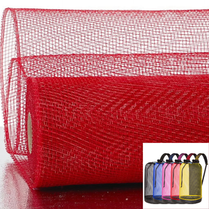 Túi vải lưới dệt kim thoáng khí 100% polyester nhẹ, chất liệu 100D, dành cho nữ, bán buôn, dùng làm túi hành lý, túi đi bộ đường dài, túi đựng quần áo - Product Image 5