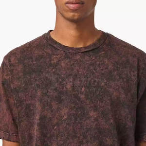 Último diseño de secado rápido para hombres, camiseta de lavado ácido, cómoda, de alta calidad, camiseta estampada holgada para hombres, camiseta de lavado ácido para hombres - Product Image 6