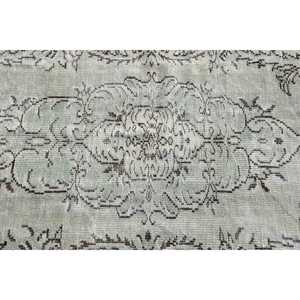 Alfombra Turca de 4.3x8 pies, Alfombra Vintage, Alfombra de Camuflaje Gris Marrón - Product Image 4