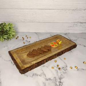 Plat de service écologique plateau en bois vintage plateau de service personnalisé plateau en bois plateau en bois récupéré plateau de service en bois - Product Image 2