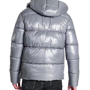 แจ็กเก็ตขนเป็ดสำหรับผู้ชาย, เสื้อโค้ทผ้าใบลำลองคอปกตั้ง2026สไตล์สตรีท - Product Image 4