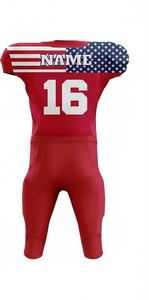 Camiseta Deportiva VARSITY de Fútbol Americano, 100% Poliéster Transpirable con Costuras Reforzadas, Manga Corta para Adultos, Tallas Grandes - Product Image 5