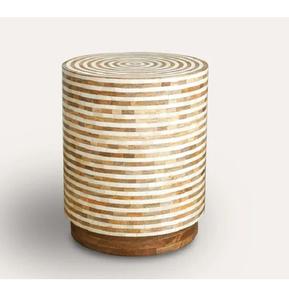 โต๊ะทรงกลมประดับมุกสำหรับตกแต่งบ้านเฟอร์นิเจอร์ห้องนั่งเล่นหรูหรา - Product Image 6