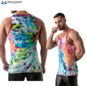 Camiseta Deportiva sin Mangas para Hombre, Sublimada, de Alta Calidad, Transpirable, de Secado Rápido, de Algodón y Poliéster, para Gimnasio - Product Image 6