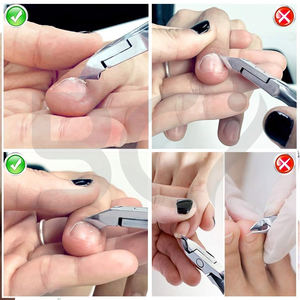 Mejor Proveedor de Alicates para Cutículas de Acero Inoxidable Reutilizables, Profesionales y Duraderos para Manicura y Pedicura, para Eliminar Piel Muerta - Product Image 5