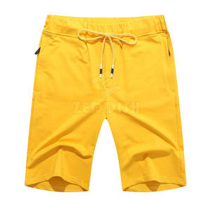 Pantalones cortos para correr para hombre, ropa informal de alta calidad con patrón sólido de cintura media elástica al mejor precio - Product Image 1