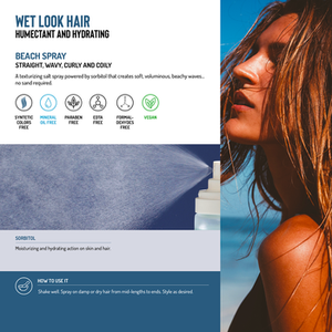 SPRAY POUR CHEVEUX - Eau de mer pour un effet croquant sur les cheveux, Fabriqué en Italie - Product Image 2
