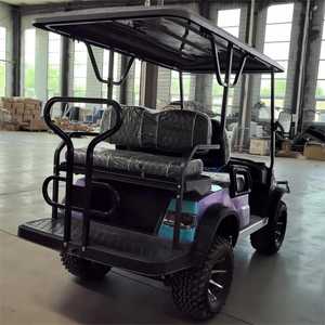 Carrito de golf eléctrico miniatura de 4 plazas, legal para circular en carretera en EE. UU., nuevo, personalizable. - Product Image 1