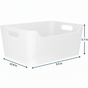 Boîte de rangement pour armoire en forme de U blanche - Product Image 3