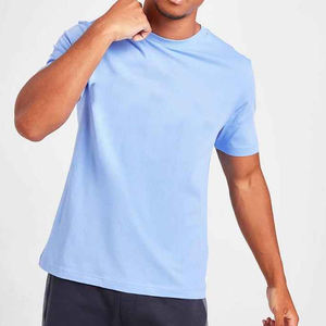 T-shirt imprimé de haute qualité 100% coton T-shirt surdimensionné à col rond unisexe personnalisé en gros - Product Image 4