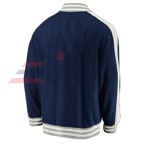 Personnalisé haute qualité automne Baseball Varsity veste Slim Fit avec col montant hiver mode toile porter dernière conception - Product Image 6