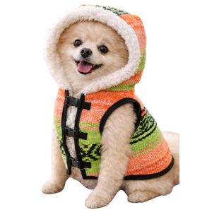 Gilet d'hiver classique léger pour chien avec doublure en Sherpa et polaire, design durable et ajustable - Fournisseur OEM en gros - Product Image 1