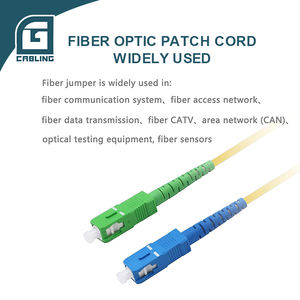 Gcabling FTTH <span class=keywords><strong>Fibre</strong></span> G657A2 OM3 OM4 Standard Uniboot Mtp-lc Om4 Patchcord Ftth Fibra Patch Cord <span class=keywords><strong>Cable</strong></span> for Fiber Data Transmission - Product Image 3