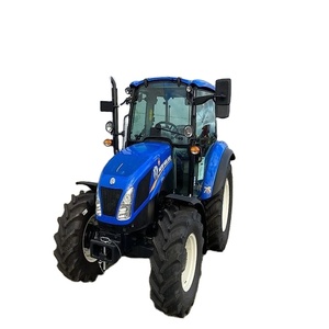 Tracteur à roues Holland 80HP Compact TM150 4WD avec moteur Yunnei Offre Spéciale d'occasion Garantie de 6 mois pour le rapport et l'inspection vidéo - Product Image 1