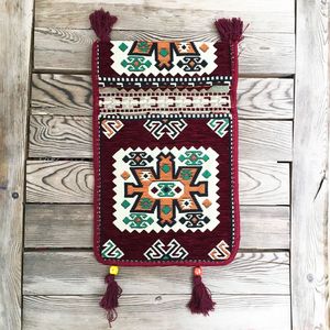Sacoche de selle à motifs Anatolian Oriental authentique Pergamon bordeaux - Product Image 3