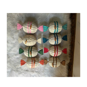 Ornements de Noël en rotin naturel, décorations en osier tissé à la main de qualité supérieure pour Noël Noel Tree Hanging Holiday Home Decor. - Product Image 1