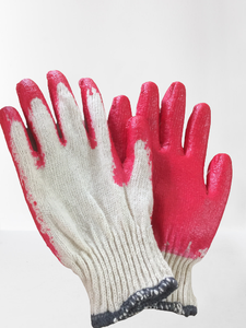 Gants enduits de caoutchouc vietnamien Gants de travail de sécurité antidérapants anti-coupure avec coton réutilisable semi-enduit de latex pour le jardinage - Product Image 5