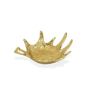 Figura Decorativa de Caballo en Aluminio Chapado en Oro, Hecha a Mano, Arte Abstracto Moderno y Pulido para Decoración del Hogar - Product Image 2