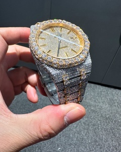 VVS Moissanite เพชรควอตซ์ unisex นาฬิกาข้อมือโลหะผสมหน้าปัดแฟนซีชุดปาร์ตี้แฟชั่นของขวัญ - Product Image 2