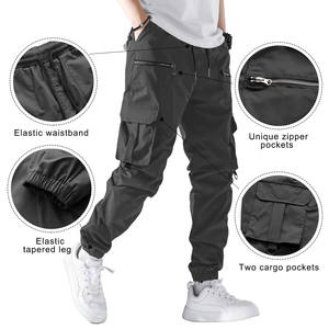 2025 Men's <b>Trousers</b> Casual Cargo Sweatpants/<b>Trousers</b> Comfortable Knitted Drawstring Pockets Men's Pants Baggy Style High Quality - Product Image 5